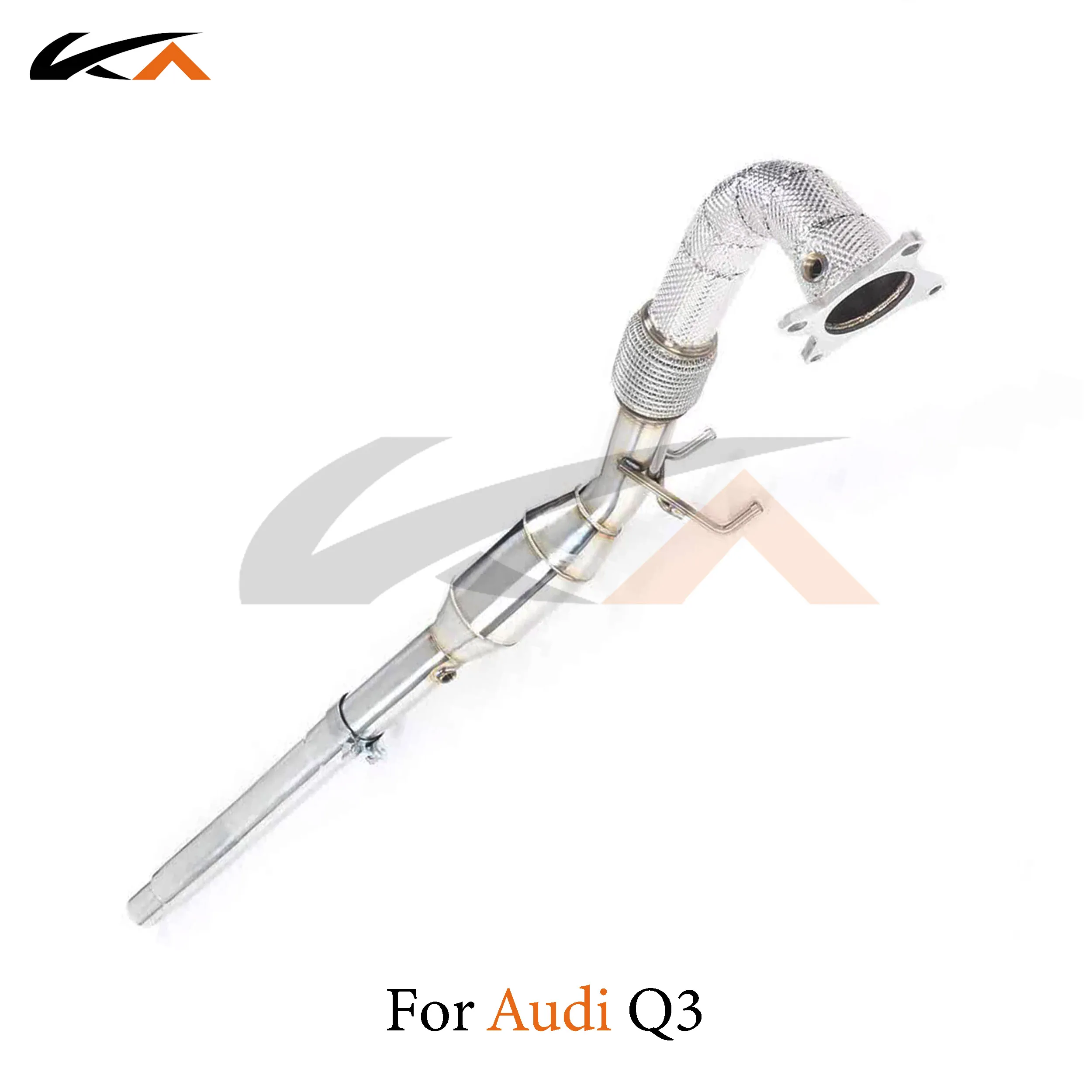 Стальные насадки для выхлопной трубы KA тюнинг Audi Q3 2 0 T