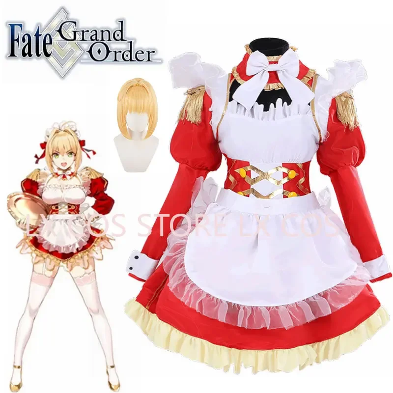 Nero Claudius Косплей Fate/Grand Order FGO Рождественский женский костюм для девочек Женское