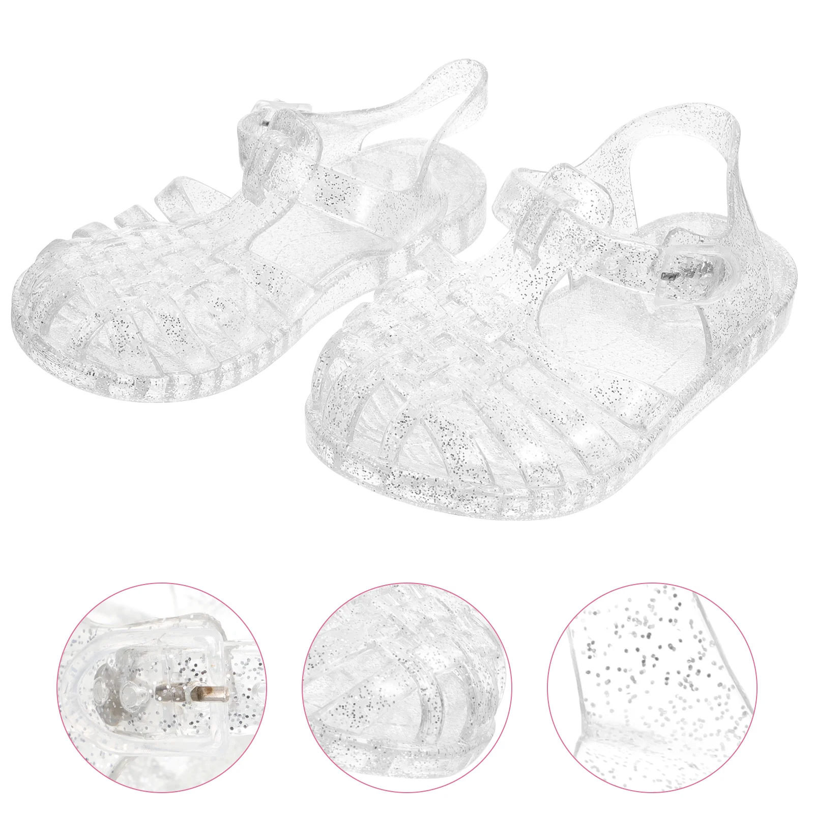 

Soft Sole Toe Shoes Supple-soled Girl Sandals Lovely Ladies Summer Children Kids Girls Sequins Beautiful
