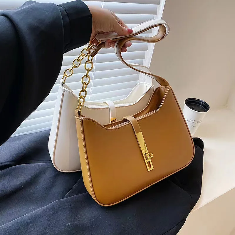 

Spring women's pleated handbag PU cloud bag leisure underarm bag shopping shoulder bag dumplings handbag women