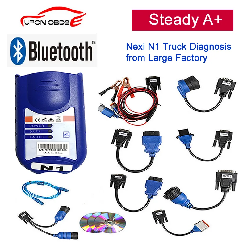 

N2 N1 125032 Bluetooth USB Link Diesel Truck Diagnostic Tool OBD Fault Diagnostic Detector for Link Truck Diagnostic Scanner