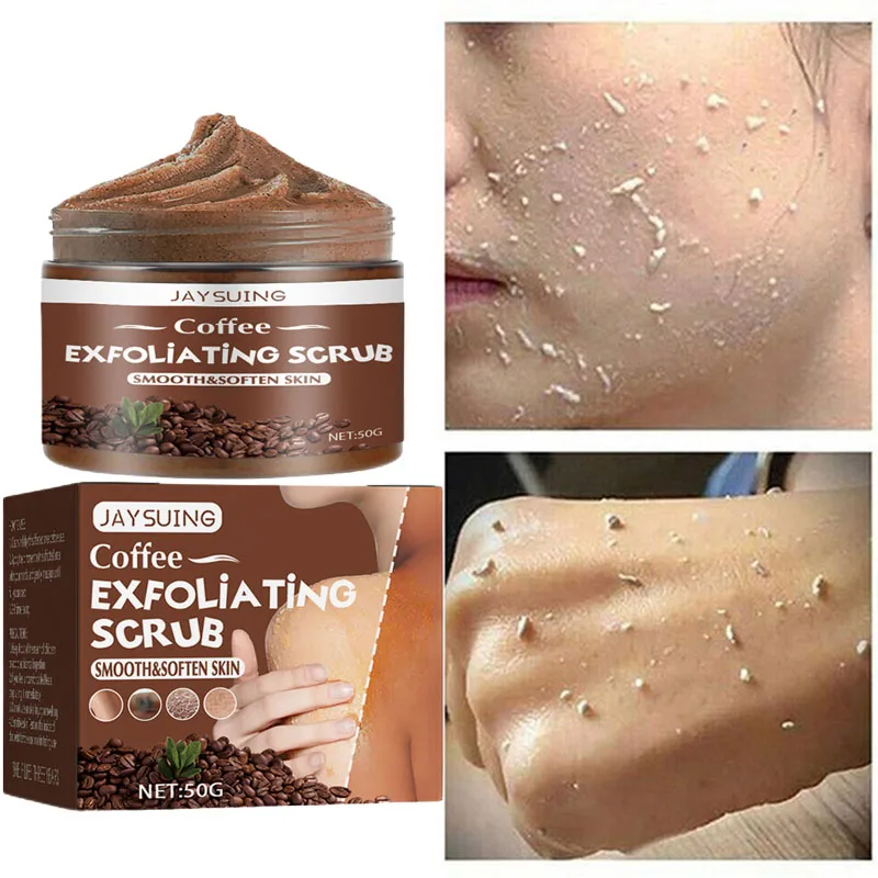 

Coffee Body Scrub Cream Exfoliating Bleach Elbow Underarm Knee Melanin Pigmentation Whitening Remove Dead Skin Shower Scrub Care