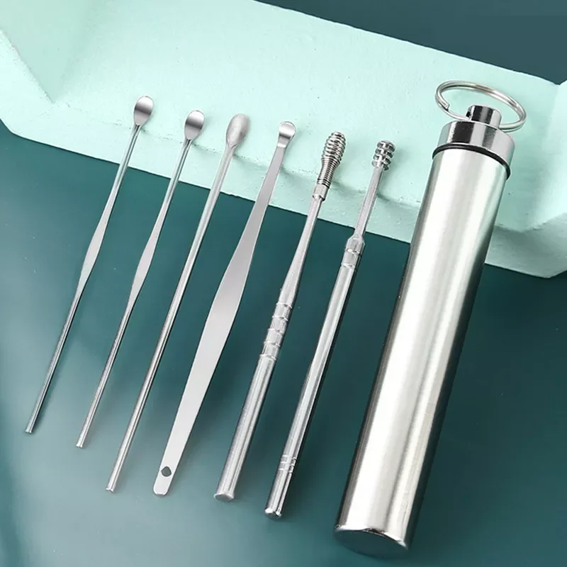 

Ear Cleaning Kit Ear Pick Ear Wax Removal Earpick Baby Adults Ear Care Set Ear Cleaner Spoon Care Ear Clean Tool