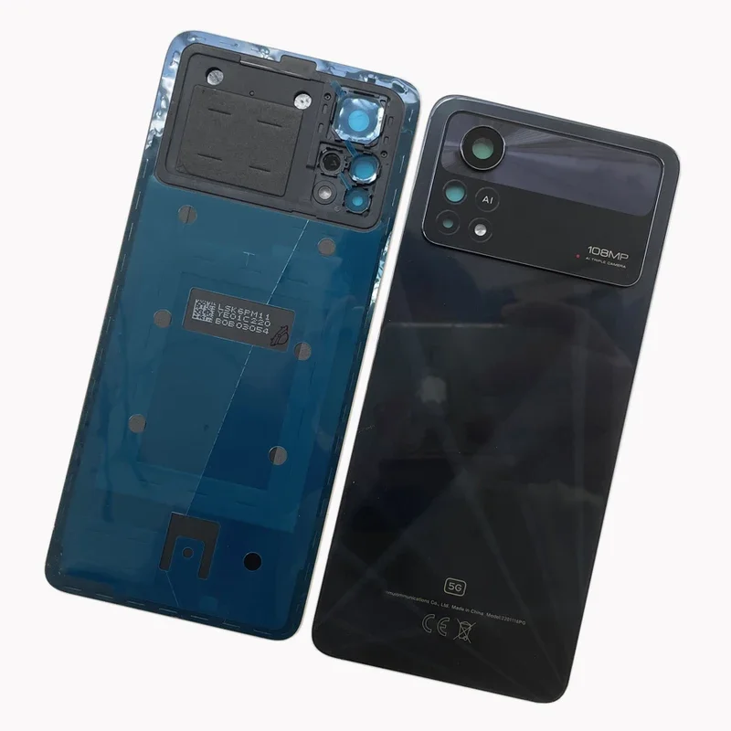 Для Xiaomi POCO X4 Pro 5G задняя крышка батарейного отсека задний корпус панель X4Pro с
