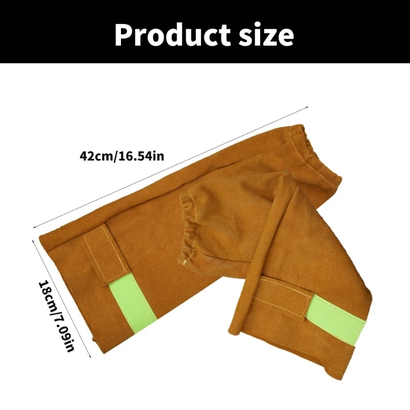 Сверхмощные кожаные сварочные рукава устойчивы к истиранию для повышения