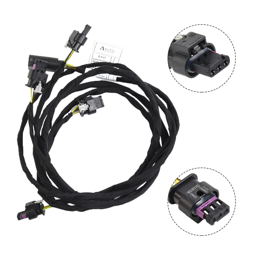 

Brand New Parking Sensor Wiring Accessories Black Front Bumper PDC Cable 61129313607 Fit For BMW 3 4 Series F30