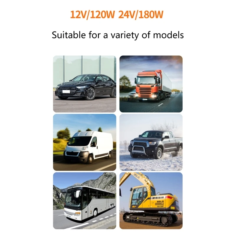 Модернизированный портативный автомобильный обогреватель 12 Вольт 120 Вт