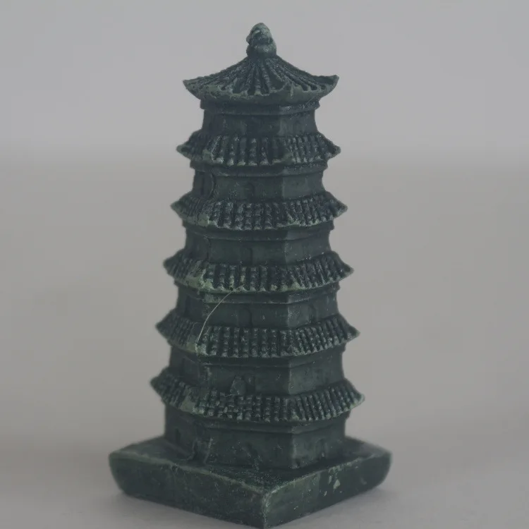 Статуэтка шестиугольная башня статуэтка декоративные небольшие украшения с