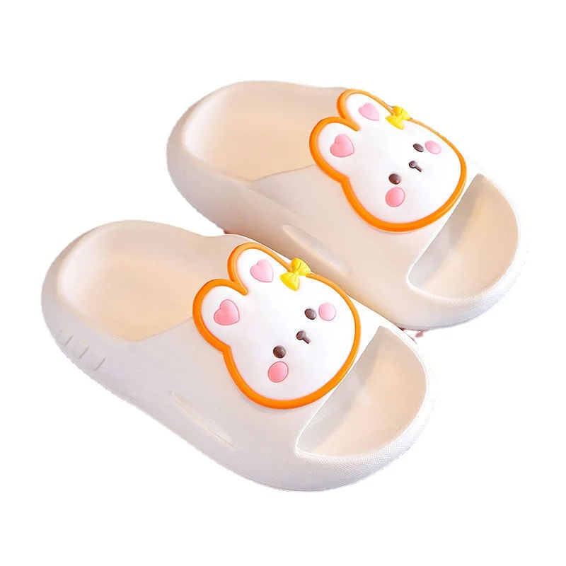 New Children's Slippers Cute Cartoon Animal Rabbit Slippers Breathable, Comfortable, Non slip, Soft Home Slippers for Children