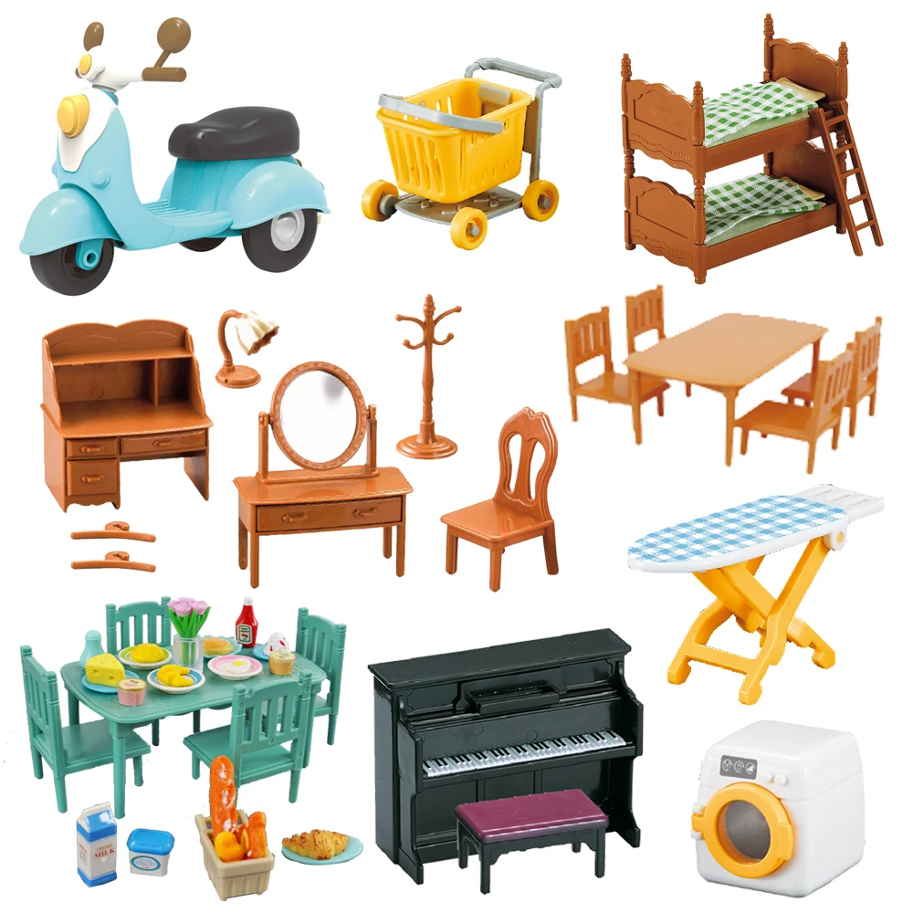 Toys Doll 1:12 Forest Family Montessori Kitchen Compatible M