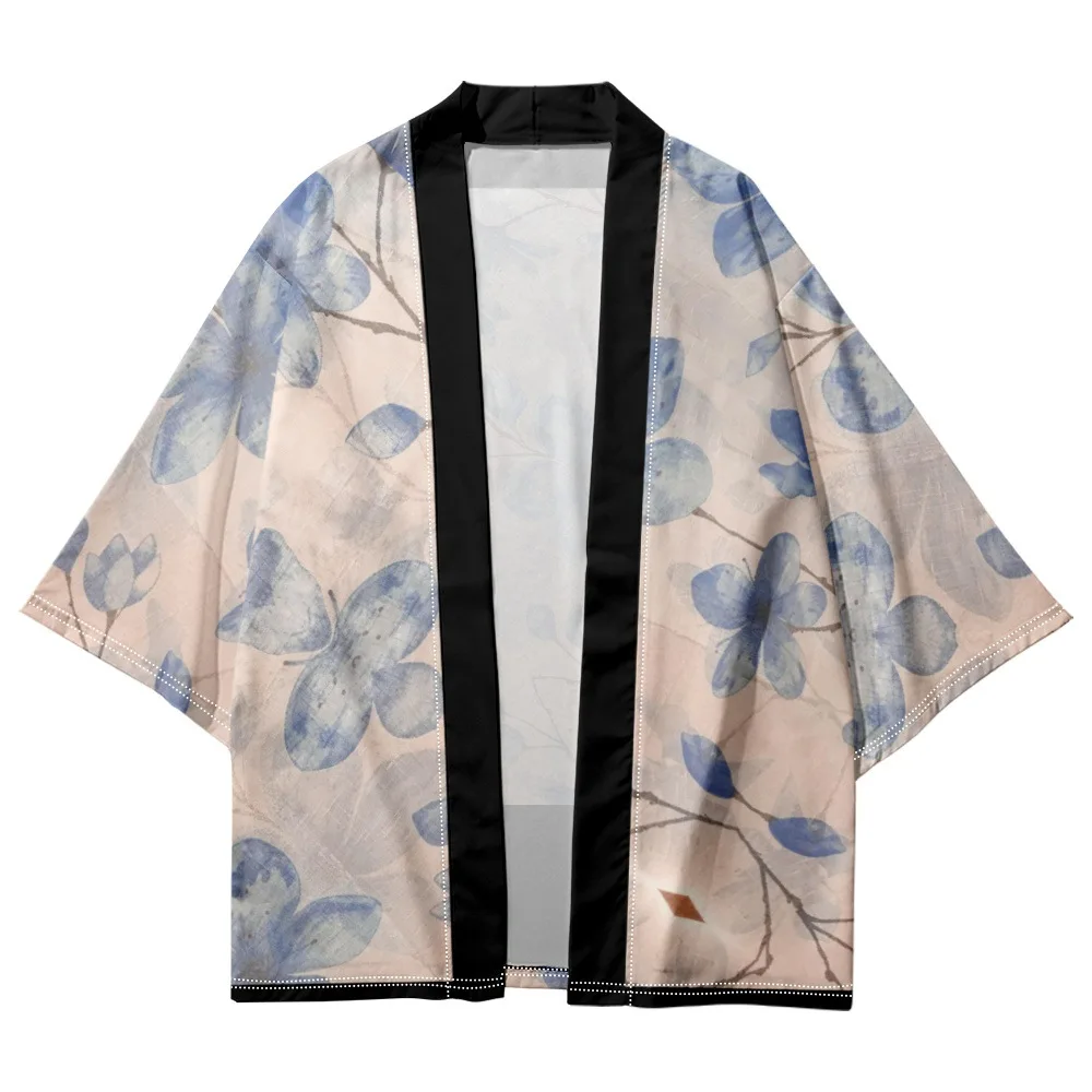 

Кимоно мужское в японском стиле, кардиган, халат, рубашка, пиджак, Taoist халат, летняя винтажная повседневная домашняя одежда для сна, юката