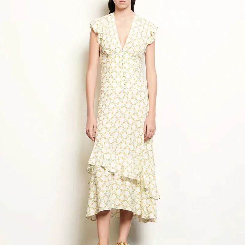 

New Woman Dress Fashion Sandro Women Dresses Summer Print Design Summer Dress Women Casual Summer Dresses for Women Sandro
