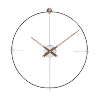 metal large wall clock modern design luxury living room spain wall watches clocks mechanism home decor reloj de pared gift