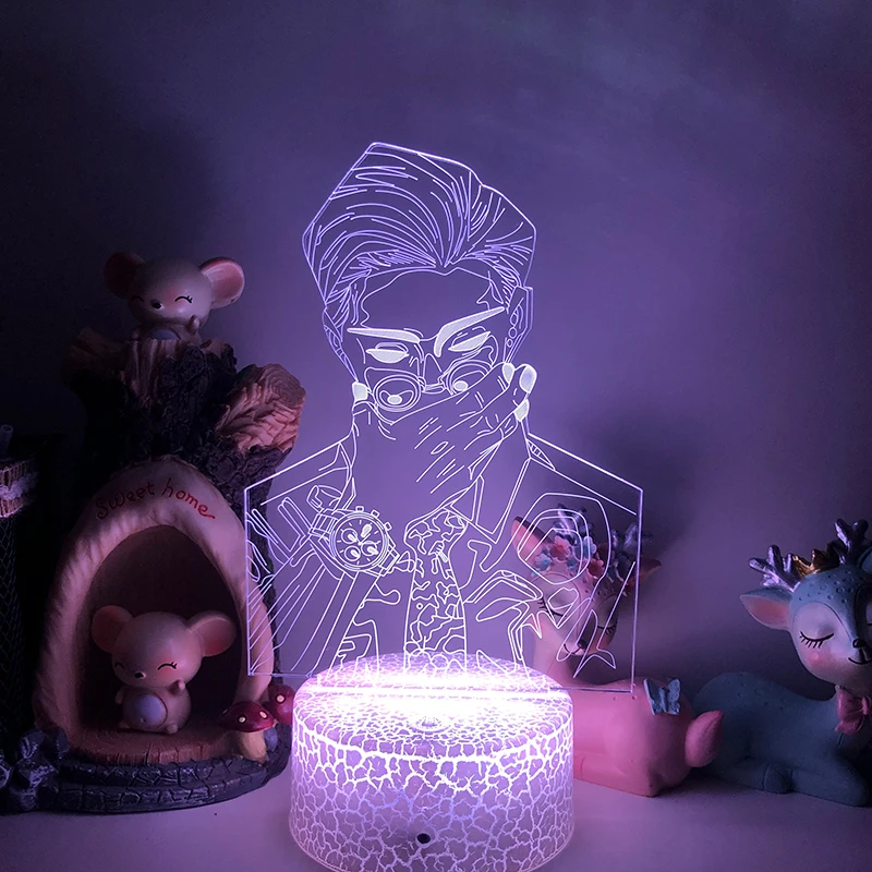 

Anime Kento Nanami Lamp Light Jujutsu Kaisen Led Night Light for Birthday Gift Jujutsu Kaisen Nightlight Kento Nanami Lamp