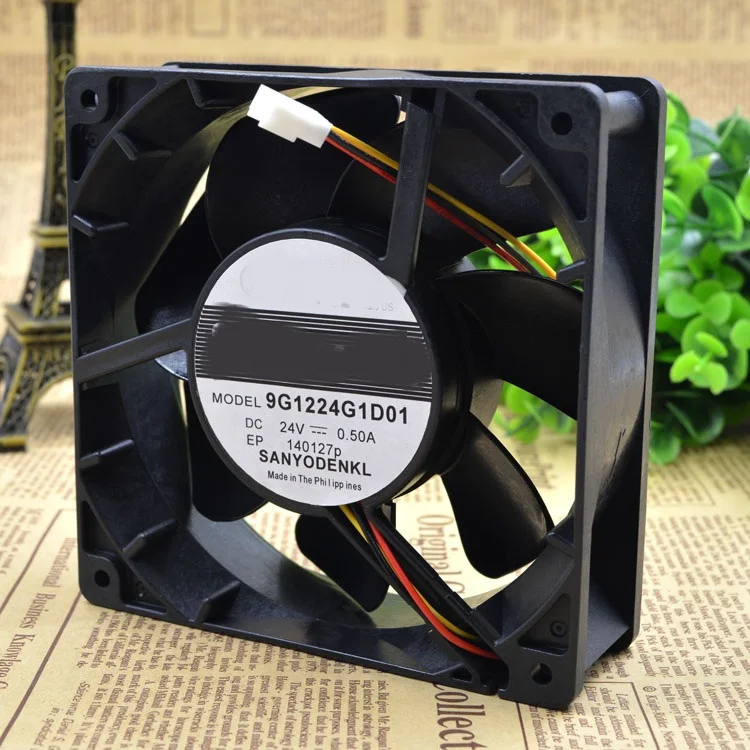 

Совершенно новый оригинальный 9G1224G101 12038 24V 0.50A 12 см 3-проводной инверторный охлаждающий вентилятор