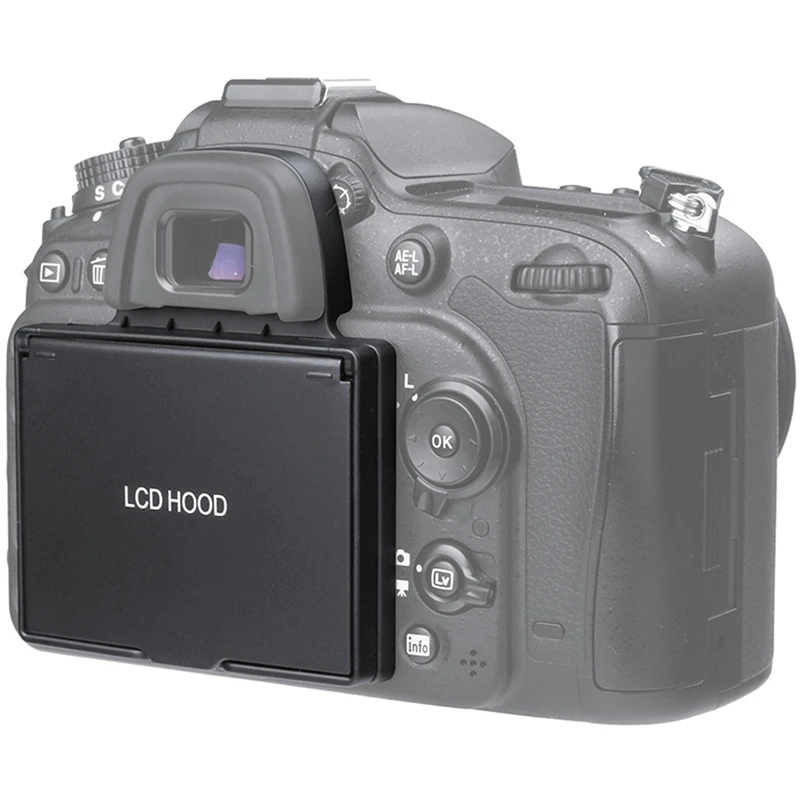 

LCD Screen Protector -Up Sun Shade LCD Hood Shield Cover Guard For Nikon D7100/D7200 Camera Protection Film
