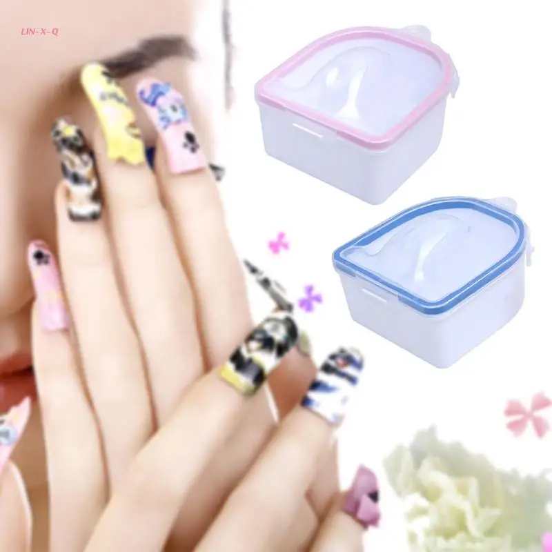 

Пластиковая миска для маникюра 51BC, растворимая миска для акриловых ногтей, прочная