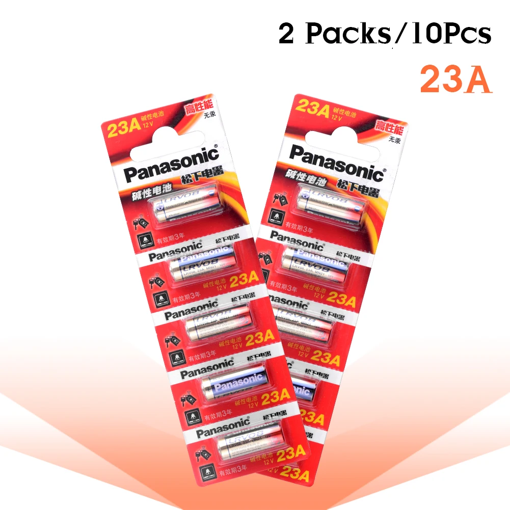 

Щелочные сухие батареи Panasonic, оригинальные 12 В 23A 21/23 A23 E23A MN21 MS21 V23GA L1028 для игрушек, дверной звонок, 5-25 шт.