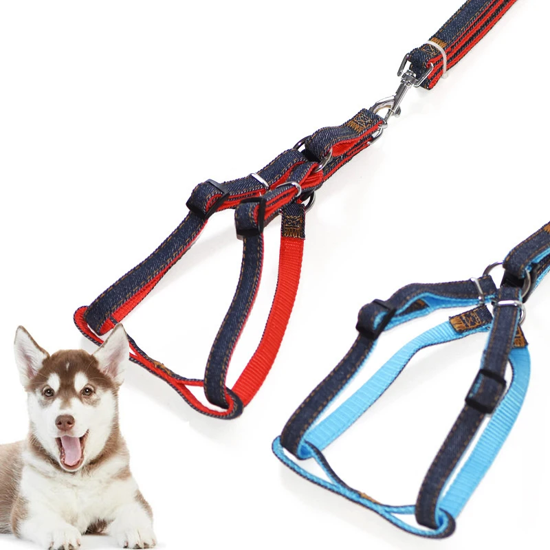 

Pet Roupa Dogs Leashes Collar Perro Led Chest Pulling Schnauzer Cuter Samoyed Medium Large Dog Collars For Big Traction Rope