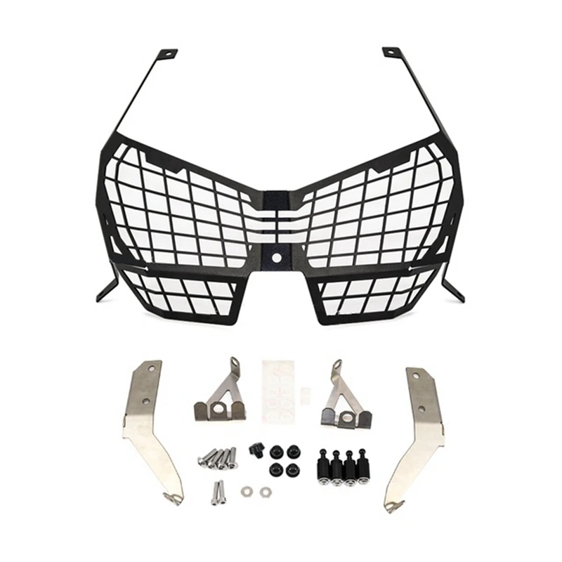 

Motorcycle Headlight Guard Protector Cover Parts Black Fit For Honda Africa Twin CRF1100L CRF 1100 L Adventure Sports 2020 2021