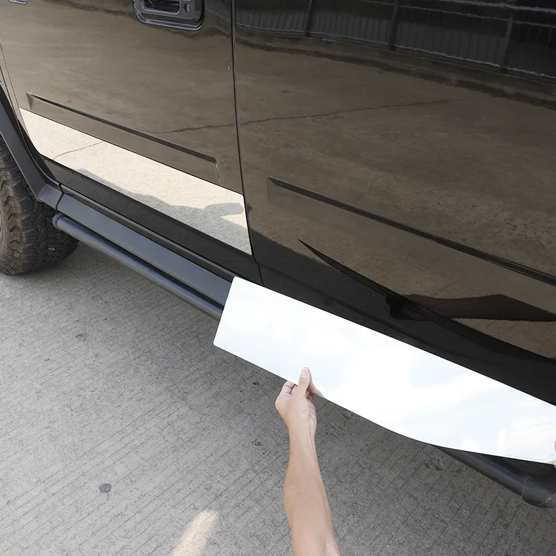 For Hummer H2 2003-2009 Stainless Steel Bright Silver Car Body Door Protective Trim Strips Stickers Exterior Accessories