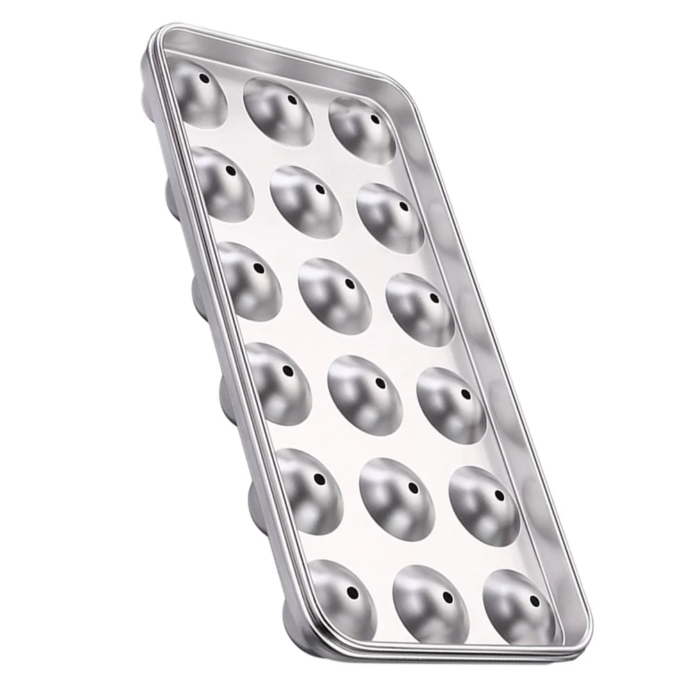

Ice Cube Tray Maker Trays Mold Reusable Steel Box Whiskey Molds Sphere Covers Diamond Mould Bomb Making Freezer Large Lid Metal