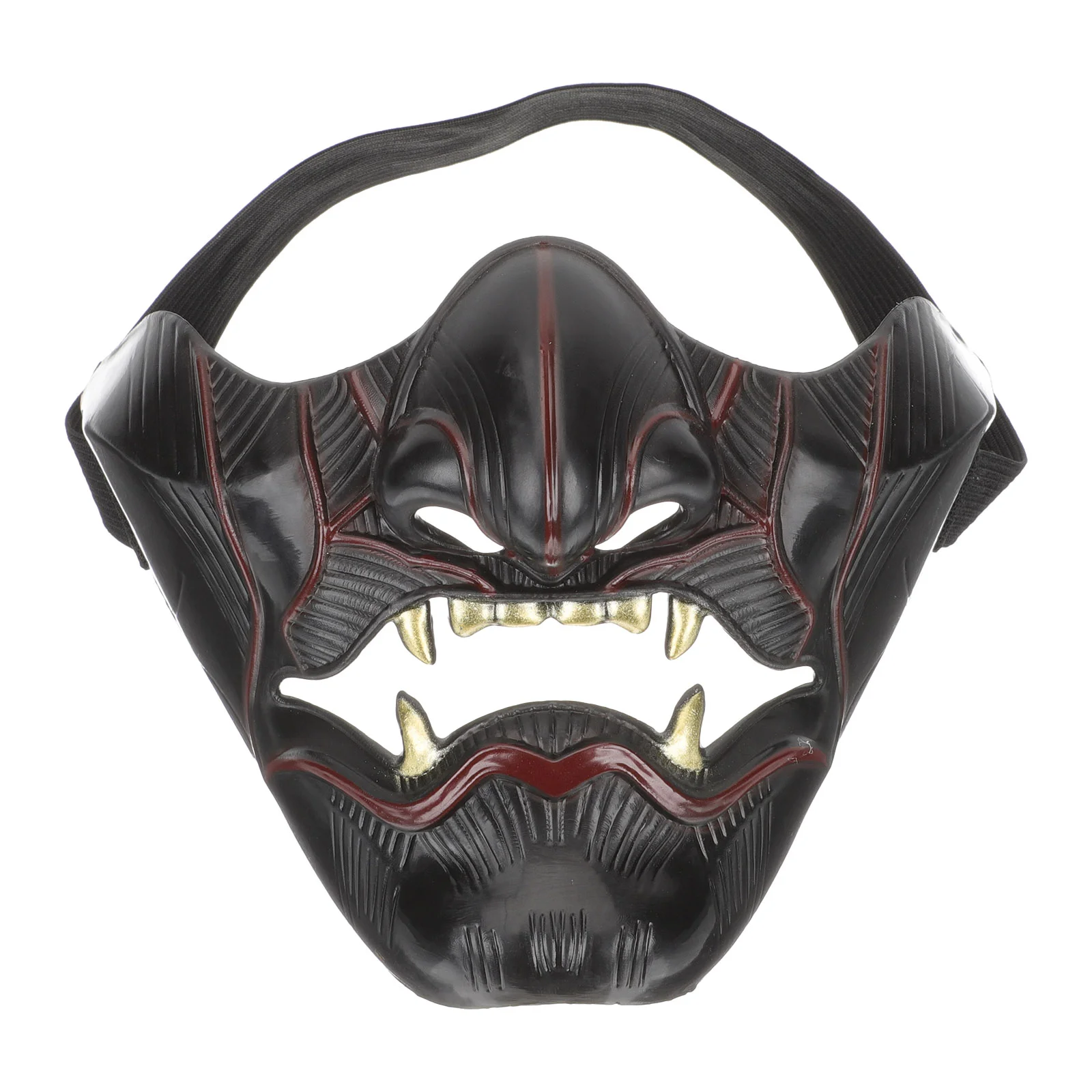 

Masks Halloween Half Samurai Cosplay Decor Mens Room Costume Japanese Demon Oni Party Face Mask Masquerade Anime Tengu Carnival