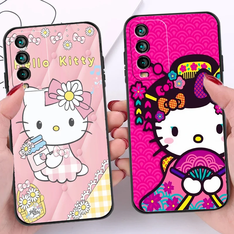 

Hello Kitty Cute 2022 Phone Cases For Xiaomi Redmi Note 10 10 Pro 10S Redmi Note 10 5G Carcasa Funda Soft TPU Coque