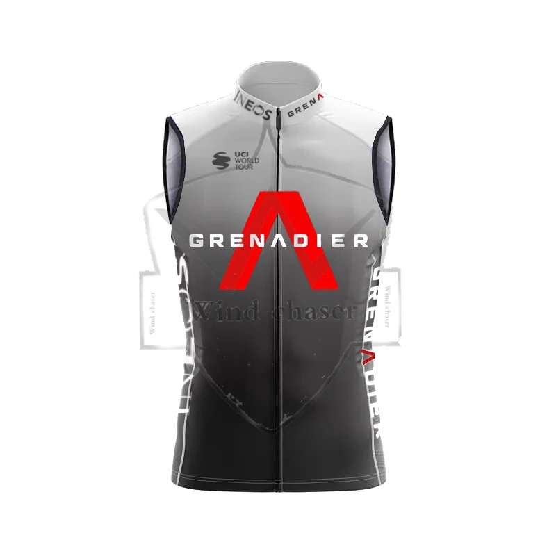 

Ineos Grenade Summer Cycling Jersey Set Breathable Team Racing Sport Bicycle Jersey Mens Cycling Clothing sleeveless windbreaker