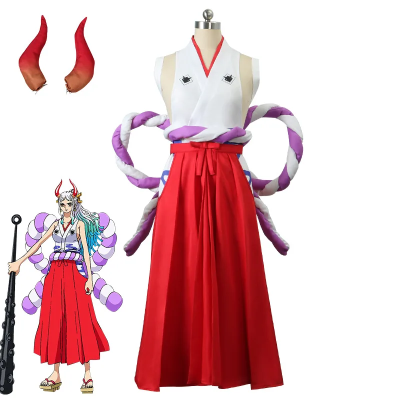 Anime One Piece Yamato Cos Suit Cosplay Ace Cosplay Costume Kaido Daughter Nautical King Suit Womens Cosplay Clothing Halloween