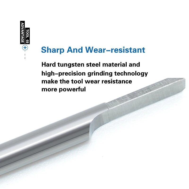 Твердые твердосплавные полупрямые биты для деревообрабатывающих фрез