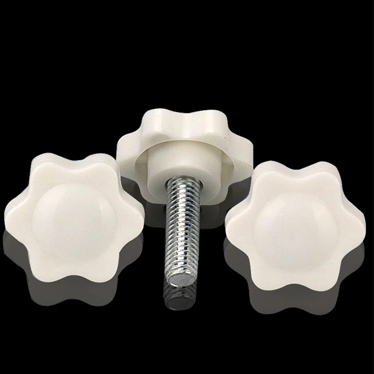 Красная/желтая/белая клейкая головка цветение сливы Шесть звезд Пластиковые ручки винты M4M5M6