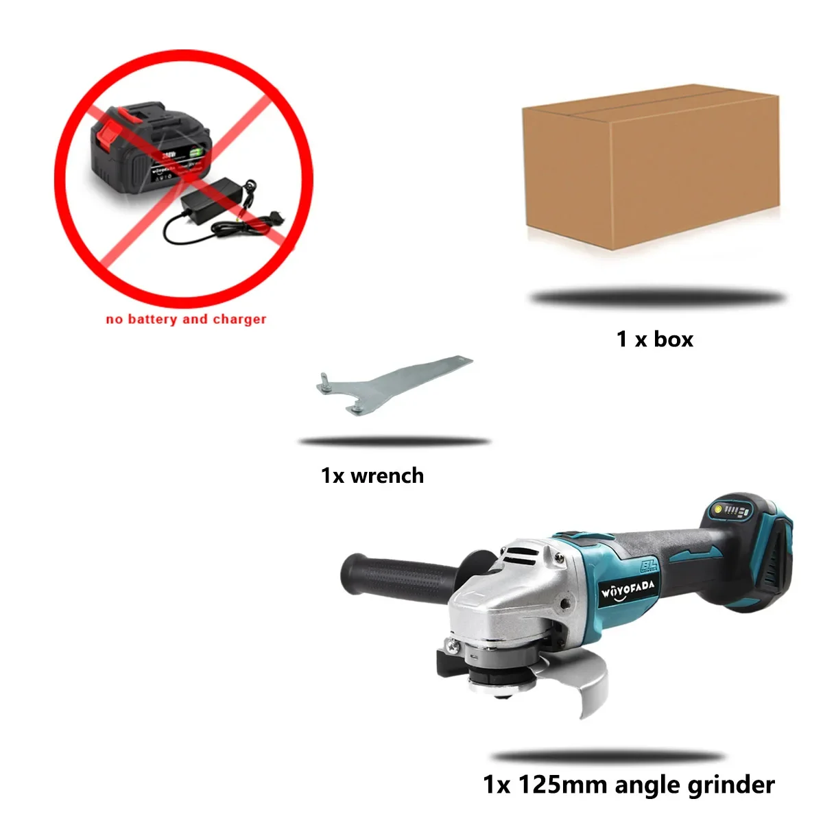 

Бесщеточная угловая шлифовальная машина Makita 18В