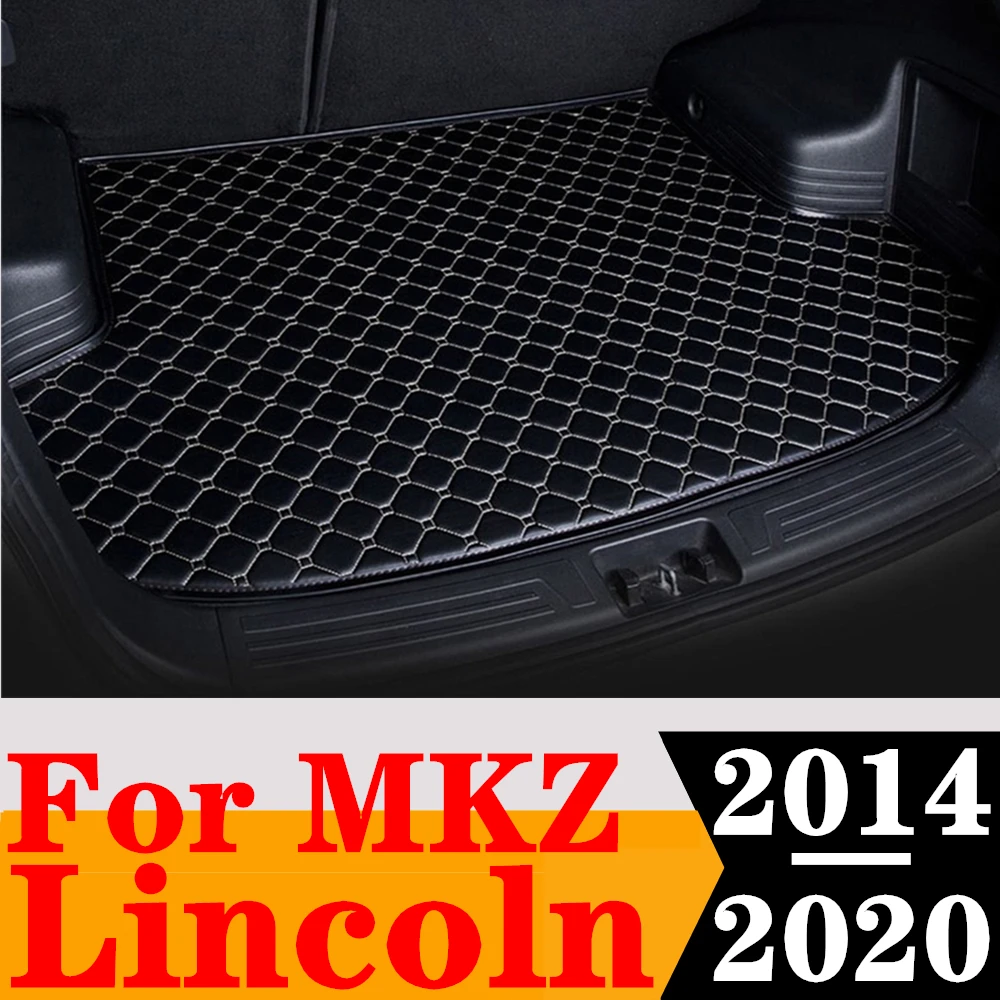 

Коврик Sinjayer для багажника автомобиля, водонепроницаемые коврики для багажника, плоский задний ковер для грузового автомобиля, коврик, подкладка для Lincoln MKZ 2014 2015-2020