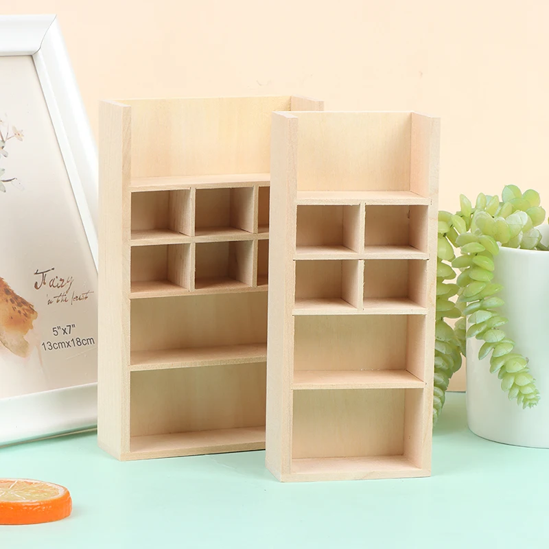 

Miniature Scene Of Doll House Wooden Handmade Storage Cabinet Model Shelves Cabinet Ornaments Home Furniture Decor Accessor