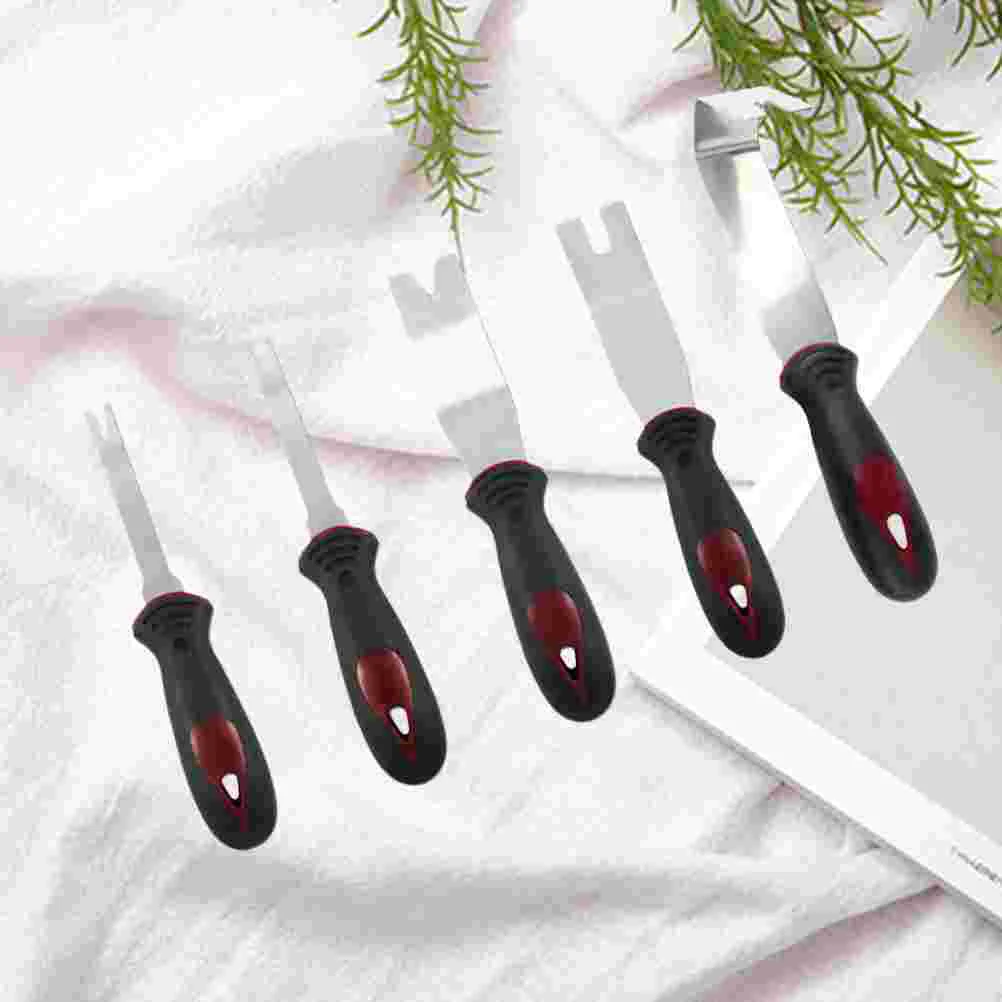 

5 Pcs Panel Remover Tool Door Removal Car Buckle Tools Staple Decor Auto Clip Fastener Pry Set Trim Kit Repair