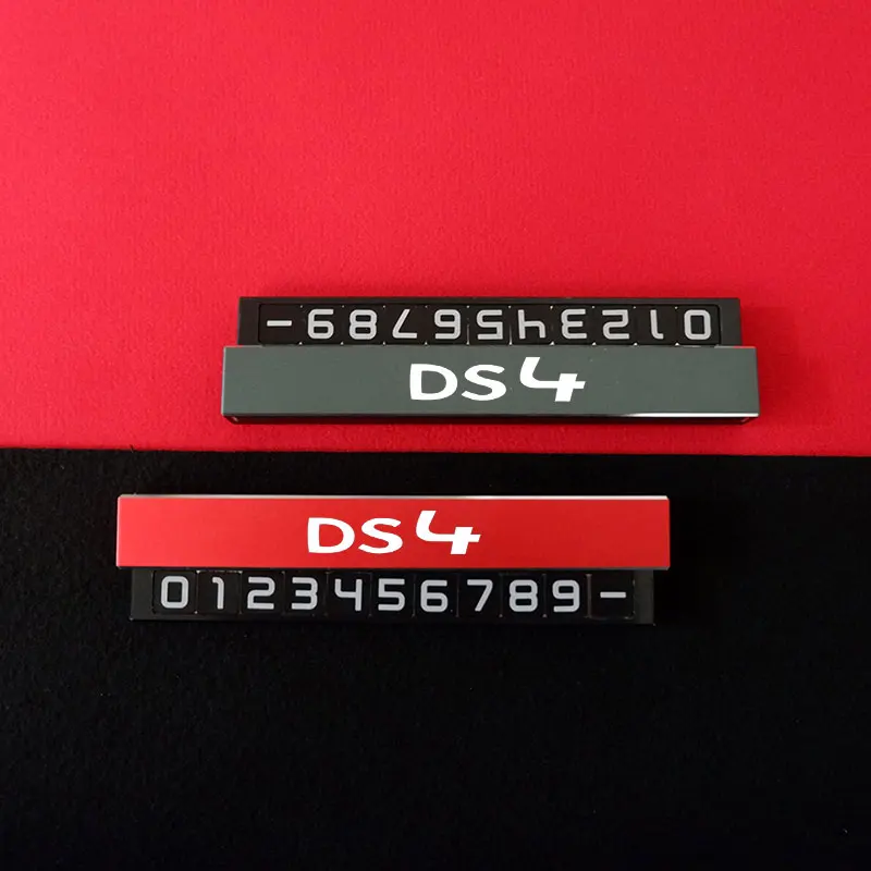 Купи Car Temporary Parking Card For DS DS4 Auto Phone Number Card For DS SPIRIT DS3 DS4 DS4S DS5 DS 5LS DS6 DS7 Car Accessories за 755 рублей в магазине AliExpress