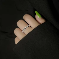 coconal fashion silver color women broken silver open rings jewelry for gothic party jewelry gifts rings