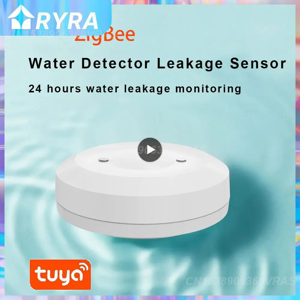 

Scene Linkage Flood Sensor Water Leak Detector Tuya Long Battery Life Zigbee Water Immersion Sensor Smart Home Water Sensor