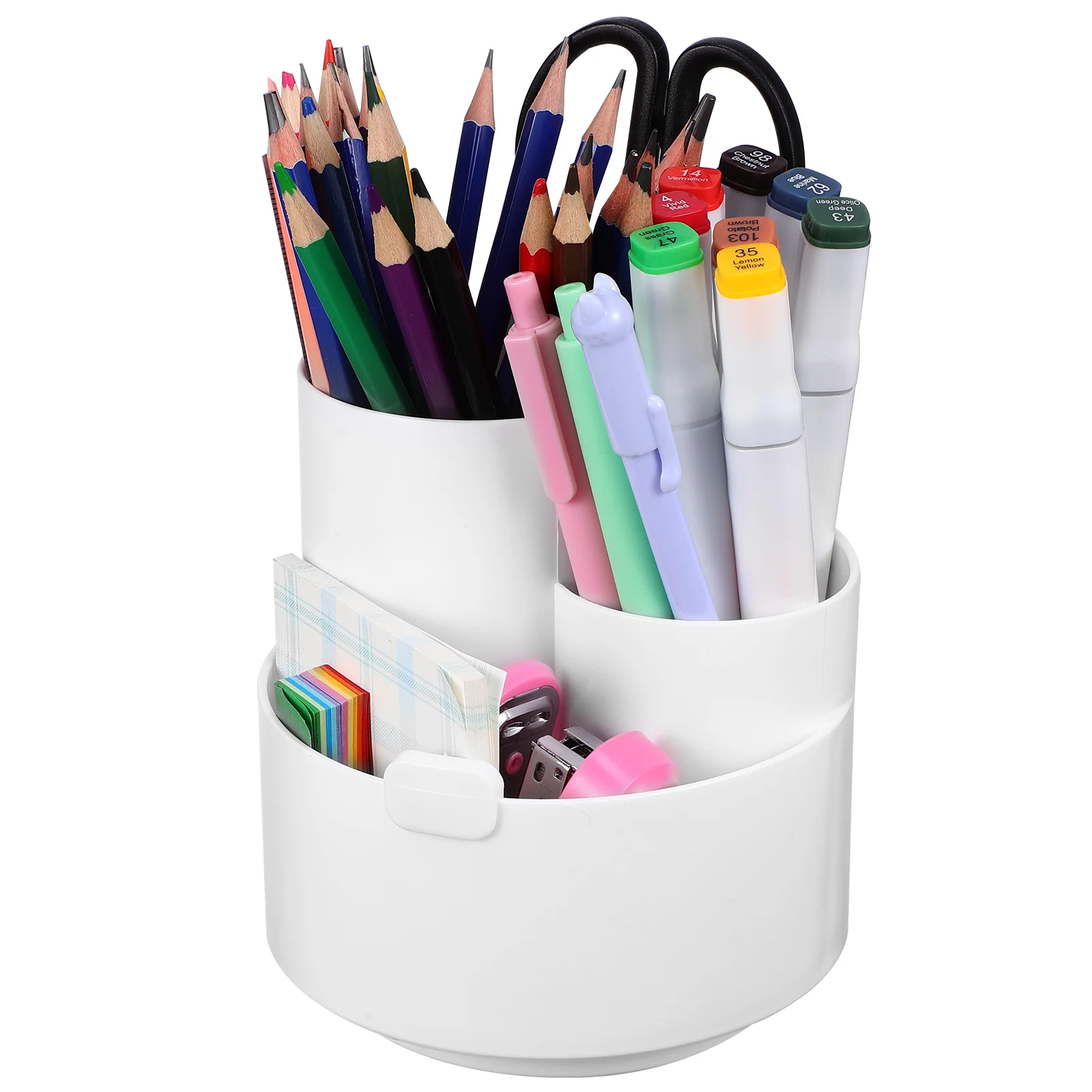 

Rotating Pen Teacher Holder Organizer Desk Craft Organizers Storage Accessories