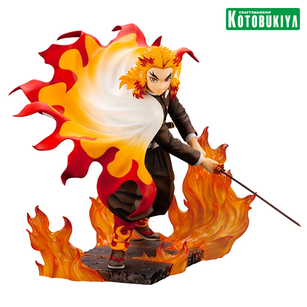 

Kotobukiya Original ARTFX J Statue Demon Slayer Rengoku Kyoujurou Anime Collectile Figure Model Action Figure Toys