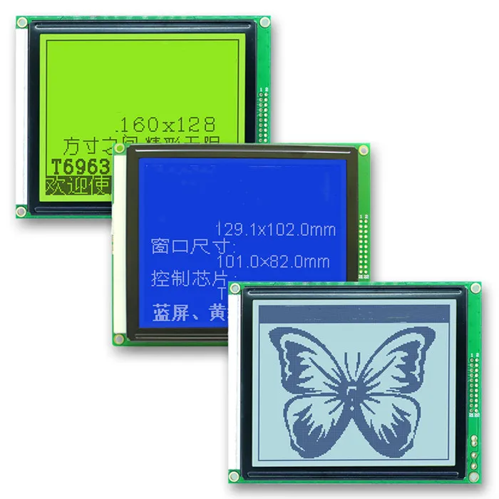 5 1 дюймовый 22P параллельный STN/FSTN SMD LCD 160128B модуль графического экрана RA6963