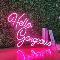 hello gorgeous neon sign board wall decoration personalized neon signs board for bedroom shops parties romantic weddings decor