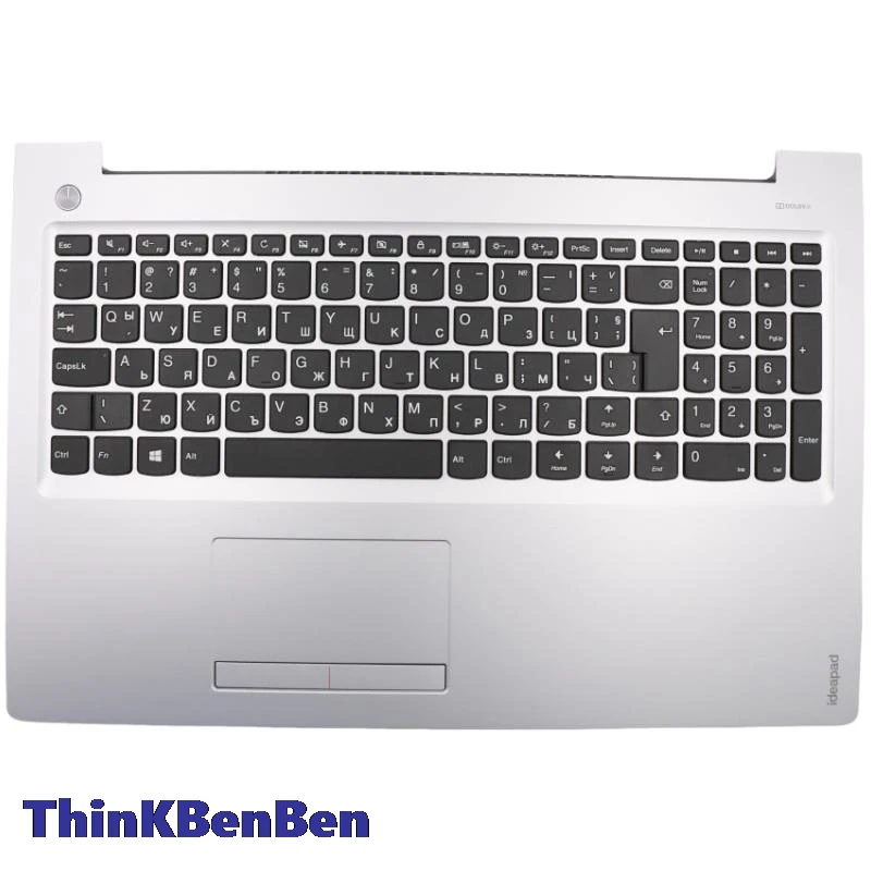 BG Болгария серебристая клавиатура верхний корпус подставка для рук Lenovo Ideapad 510 15