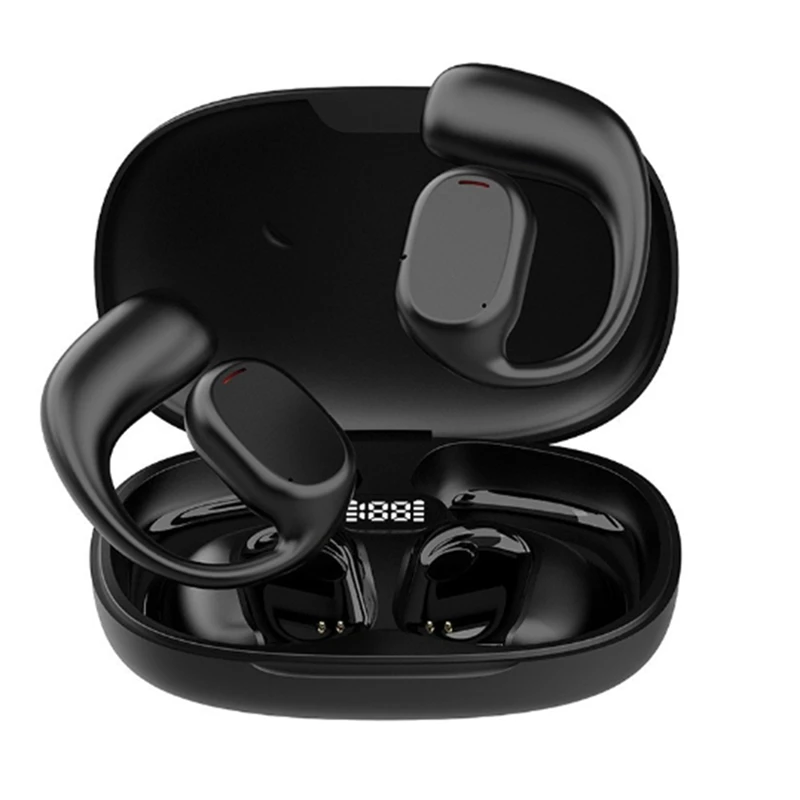 

Air Conduction Headphones Wireless Bluetooth Headphones Bluetooth 5.3 Touch Control Wireless Earbuds, Up To 16 Hours Playtime