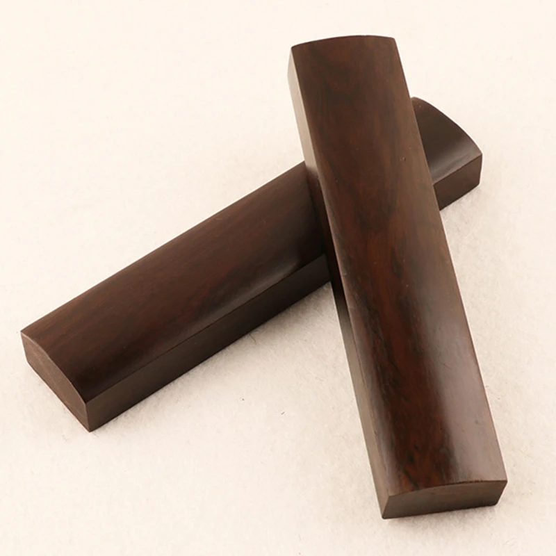 

1 Pair Wooden Paper Weights Retro Paperweights Durable for IDEAL for Beginner Calligraphy Ink Painting Room Desk Ornamen