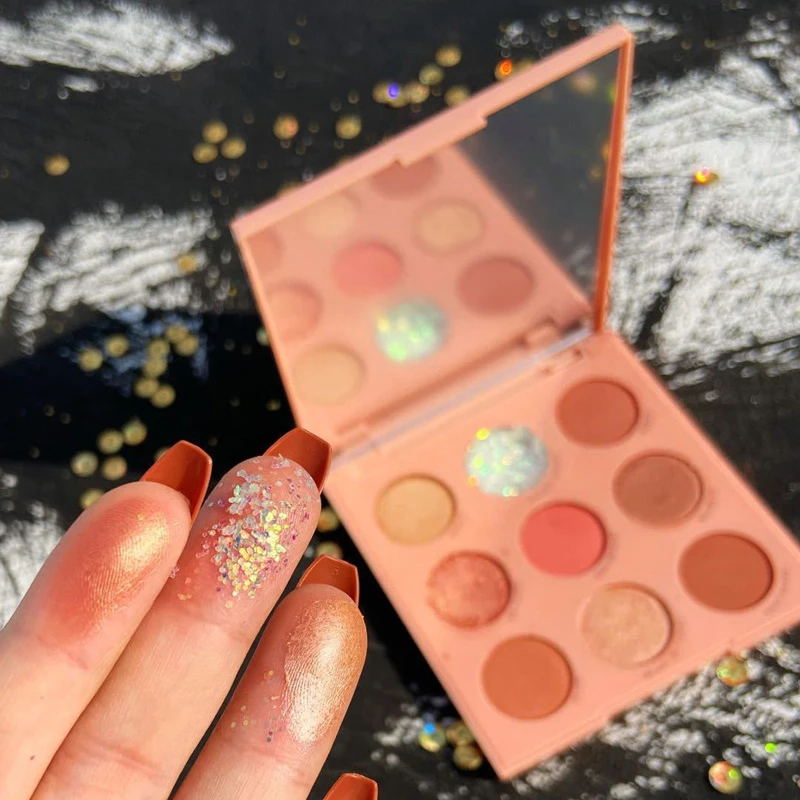 

Glitter Neon Eyeshadow Makeup Pallete Shimmer Metallic Diamond Make Up Palette Shiny Pigmented Eye Shadow Palette