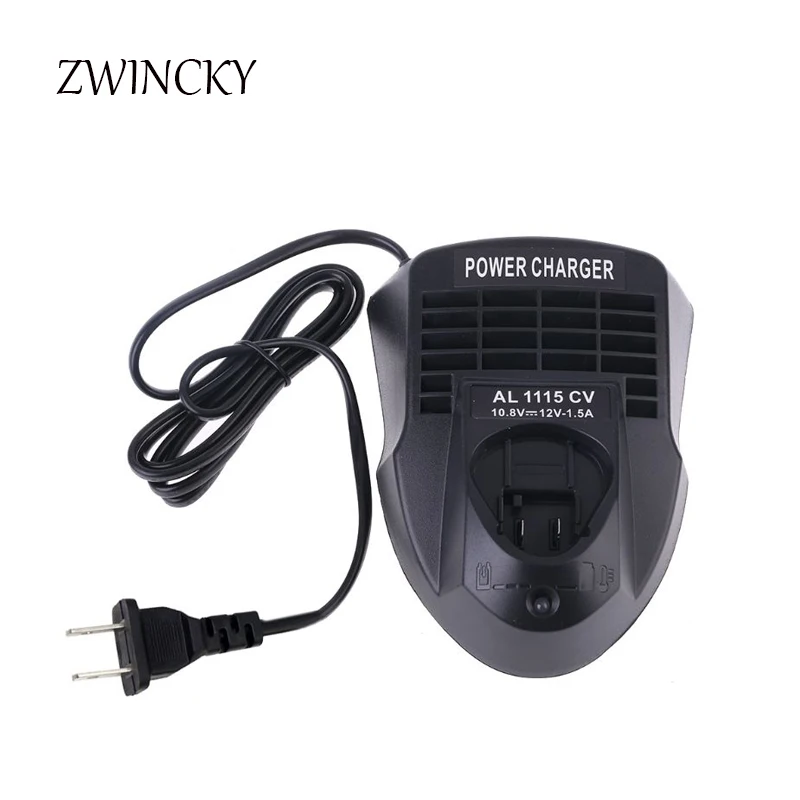 

ZWINCKY New AL1115CV Battery Charger For Bosch 10.8V/12V BAT411 BAT412A Li-ion Battery Electrical Drill For 2 607 336 013