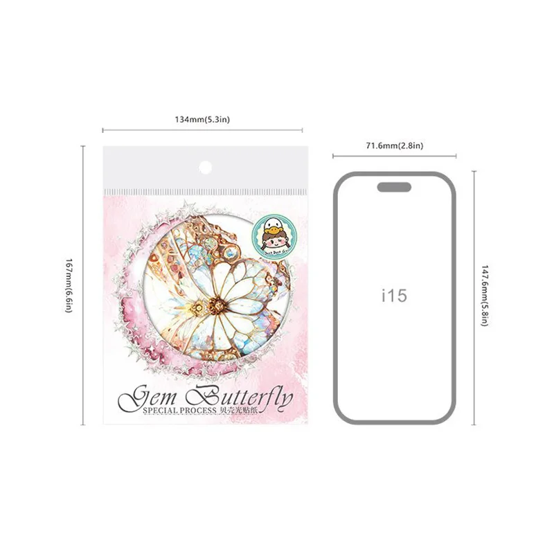 5 шт./упаковка наклейки для скрапбукинга