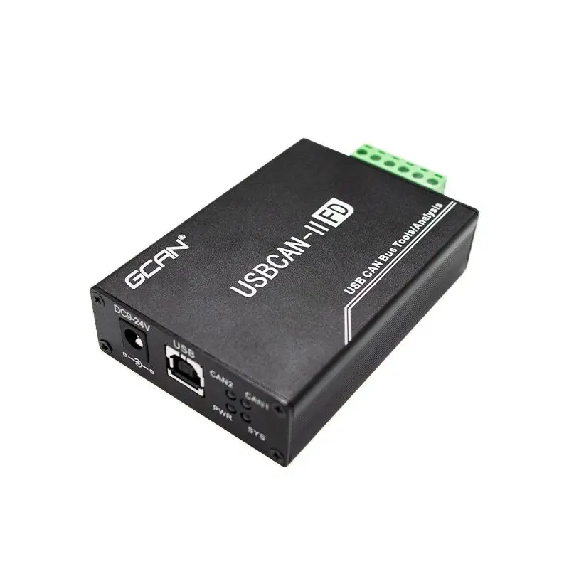 

USBCAN II FD ввод в эксплуатацию анализатор USBCANFD серии 2-полосная CAN FD интерфейсная карта